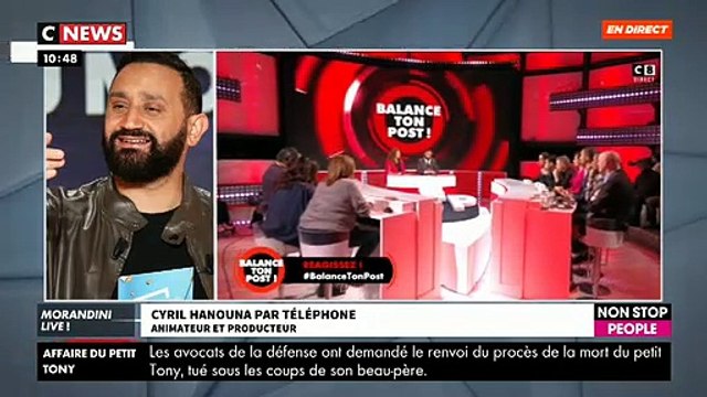 EXCLU - Cyril Hanouna dans Morandini Live ferme la porte pour l'instant à sa candidature à la Présidentielle en 2022 face à Emmanuel Macron et Marine Le Pen