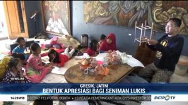 Pemuda Ini Rela Ubah Rumahnya Jadi Galeri Seni dan Beri Kursus Lukis Gratis