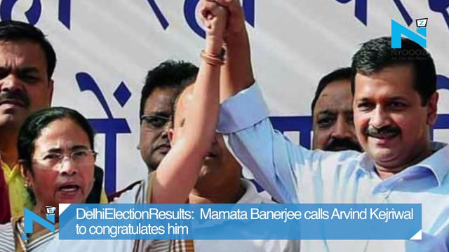 #DelhiElectionResults: Mamata Banerjee calls Arvind Kejriwal to congratulates him
