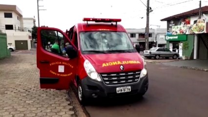 Mulher fica ferida ao tentar levantar motocicleta, no Coqueiral