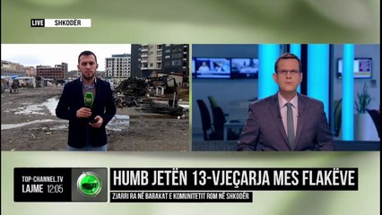 Humb jetën 13-vjecarja mes flakëve/ Zjarri ra në barakat e komunitetit rom në Shkodër