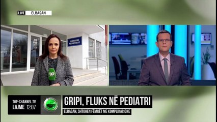 Fluks në pediatri/ Shtohen fëmijët me grip në Elbasan