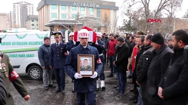 Kayseri idlib şehidi ibrahim albayrak, kayseri'de toprağa verildi
