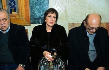 محمد صبحي يفقد تماسكه ويبكي في عزاء الكاتب لينين الرملي