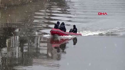 Amasya nehre düşen yavru kedi kurtarıldı