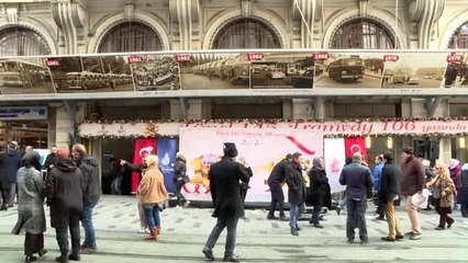 Tünel'in 145, nostaljik tramvayın 106. yılı kutlandı