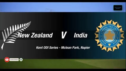 New Zealand vs India 3rd ODI Highlights - cricket 19