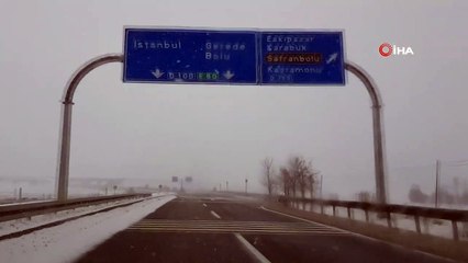 Karabük’te Yüksek Kesimlerde Kar ve Tipi Etkili Oluyor