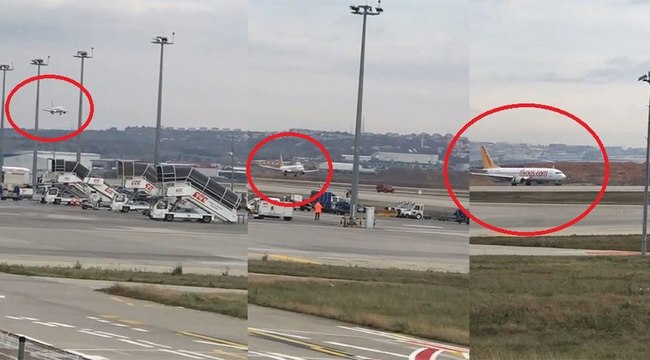 Sabiha Gökçen’de ‘acil iniş’ paniği