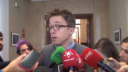 Errejón cuestiona la reforma para penalizar la apología del franquismo