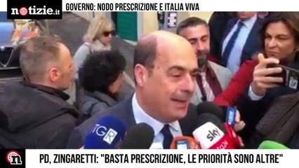 Prescrizione, Zingaretti "Renzi favorisce Salvini" | Notizie.it