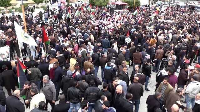 ABD'nin sözde barış planına karşı gösteriler sürüyor