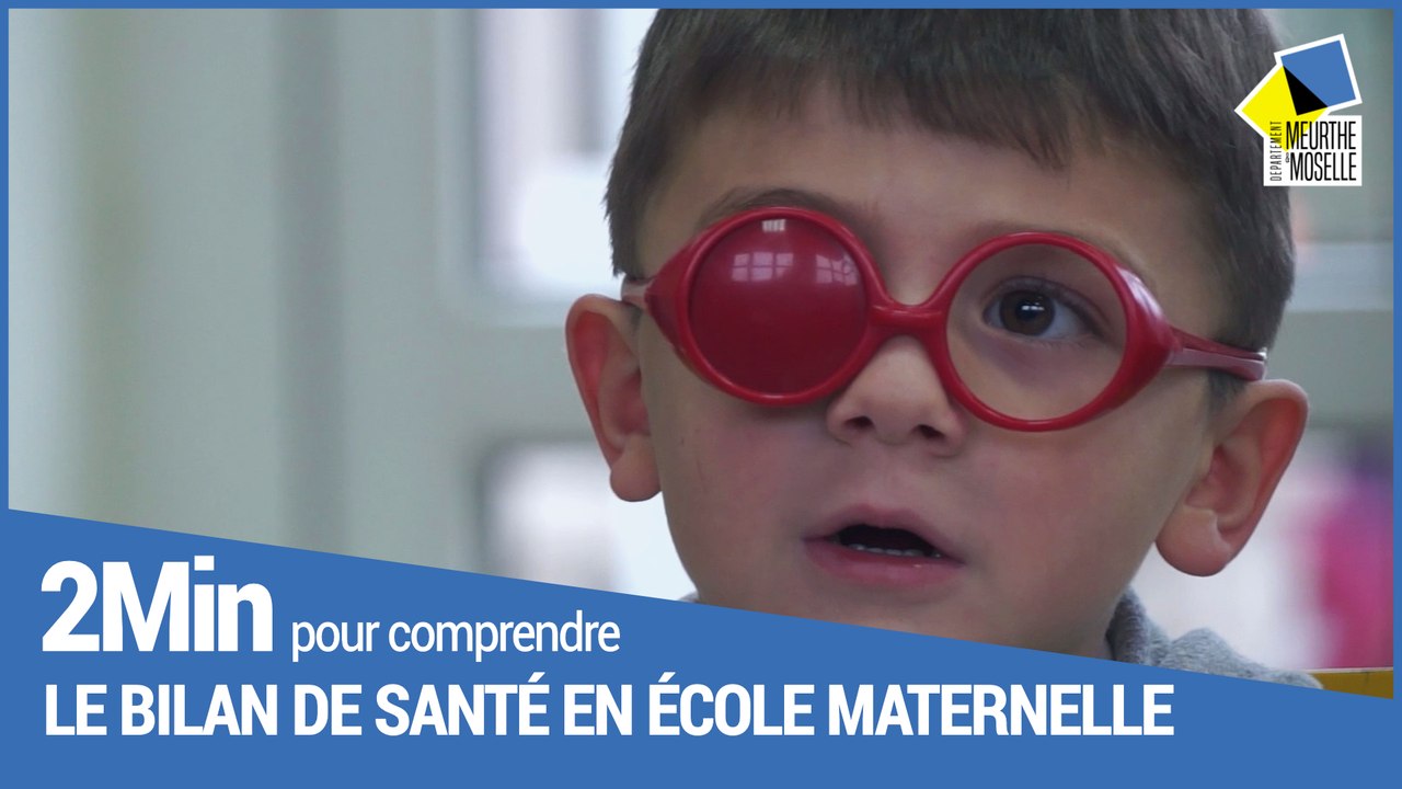 2 minutes pour comprendre le bilan de santé en école maternelle