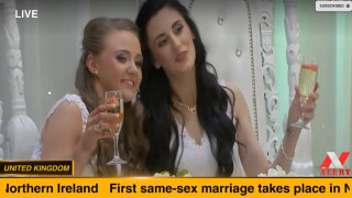 First same-sex marriage takes place in Northern Ireland -- UNITED INGDOM