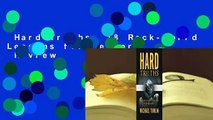 Hard Truths: 18 Rock-Solid Lessons for Leaders  Review