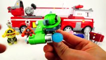 Paw Patrol Ultimate Rescue Firepups Toys Transform by Matching Wrong Bath Heads in Color Water