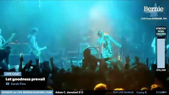 Watch The Strokes Play New York City Cops At Bernie Sanders Rally As Police Rush Stage