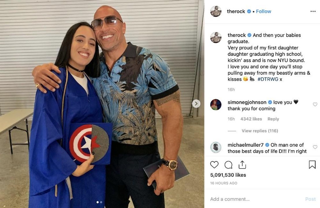 Dwayne Johnsons Tochter verfolgt Wrestling-Karriere