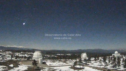 Calar Alto registra en la provincia de Cádiz la cuarta bola de fuego