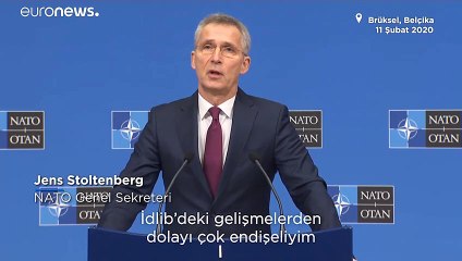 Stoltenberg: 'İdlib'deki saldırıları kınıyoruz, Suriye ve Rusya acilen saldırıları durdurmalı'