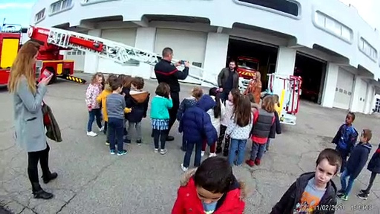 visite de la caserne de pompiers avignon
