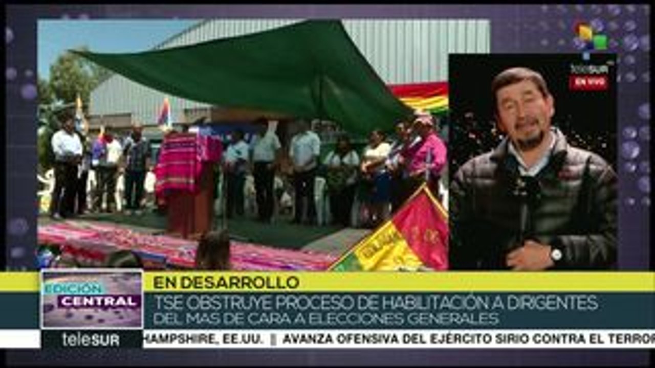 Bolivia: TSE obstruye proceso de habilitación de dirigentes del MAS