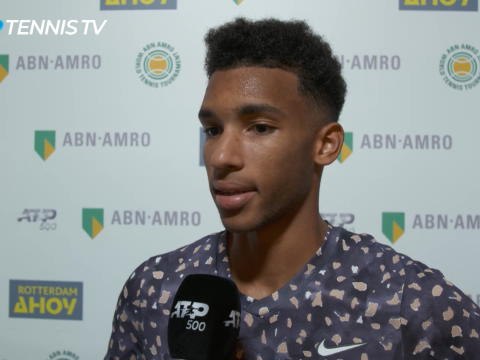 Rotterdam - Auger-Aliassime : Mon service et mon calme m'ont aidé à passer