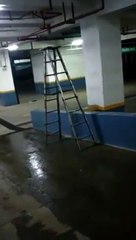 Step Ladder Walks Away on its Own