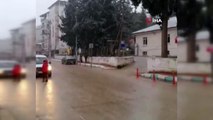 Antakya-Yayladağı yolu kar nedeniyle ulaşıma kapandı