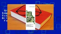 Green Giants: How Smart Companies Turn Sustainability into Billion-Dollar Businesses  For Kindle