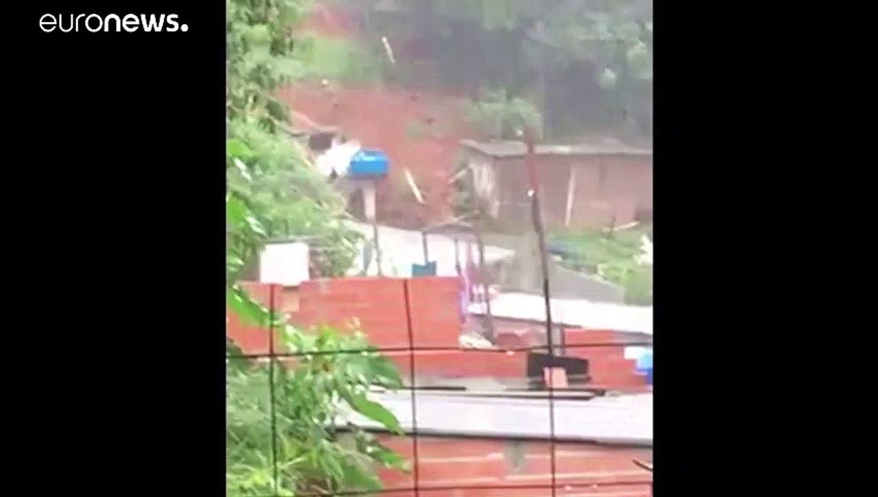 Schwere Regenfälle: Schlammlawinen in Sao Paulo