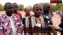 Burkina :Le ministre de l'éducation visite des chantier