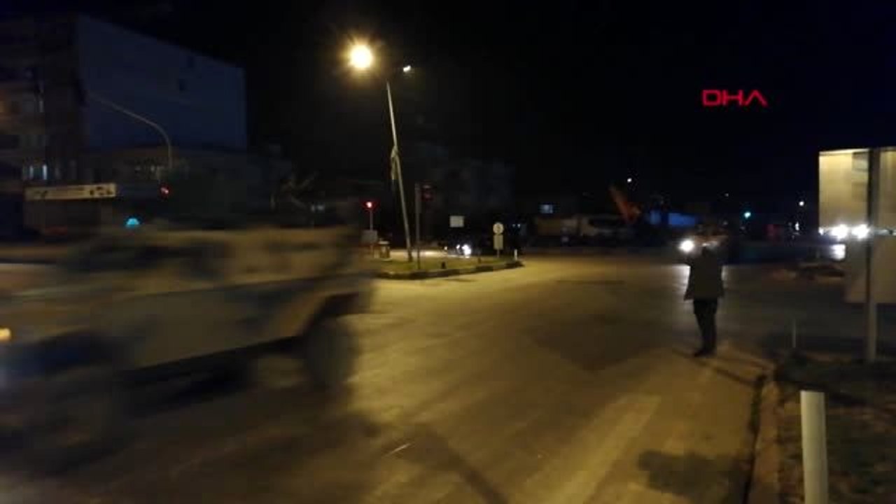 Hatay suriye sınırına askeri sevkiyat