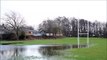 Glensburgh Grangemouth Stags RFC flooded pitch