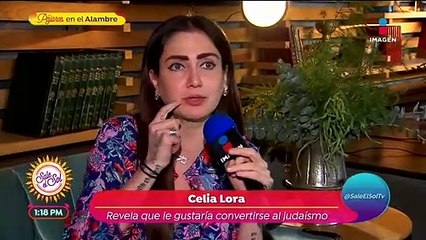 ¡Celia Lora planea irse a vivir a Israel!