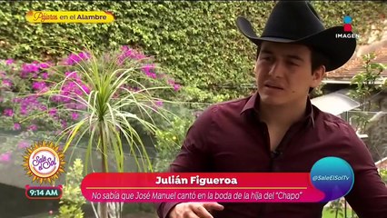 ¿Julián Figueroa sabía que su hermano José Manuel cantó en un evento de 'El Chapo'?