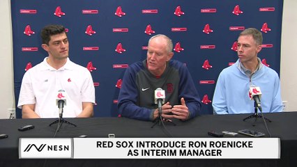 Red Sox Live News Conference: Ron Roenicke Introduced As Interim Manager