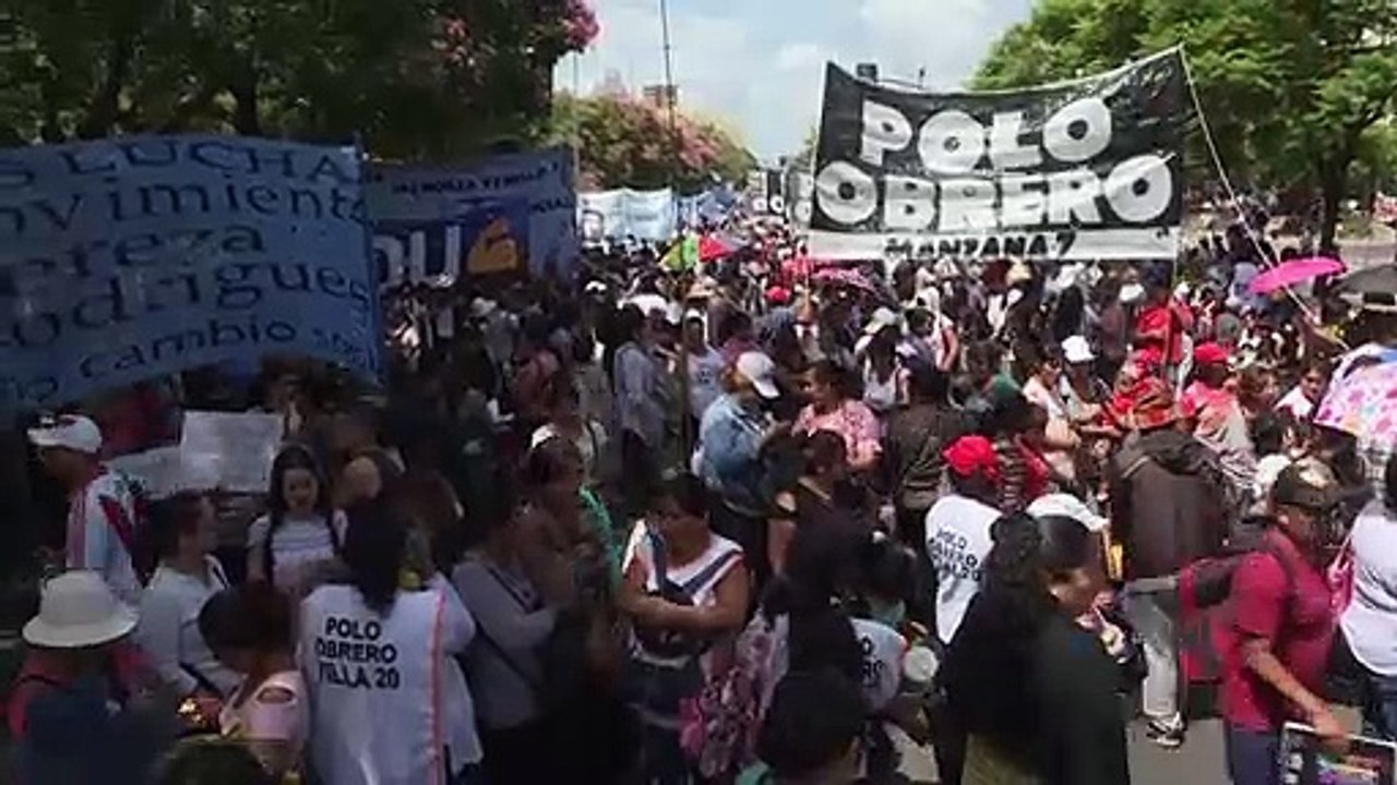 Protesto na Argentina