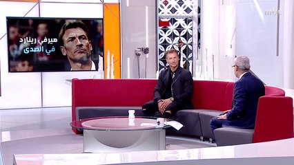 هيرفي رونار يوجه كلمة للجماهير في ختام حلقة صدى الملاعب