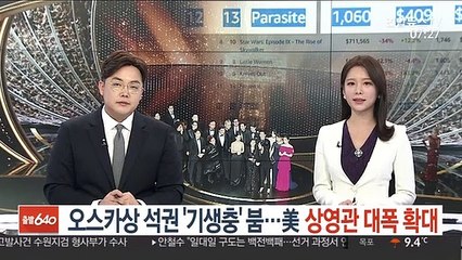 오스카상 석권 '기생충' 붐…美 상영관 대폭 확대
