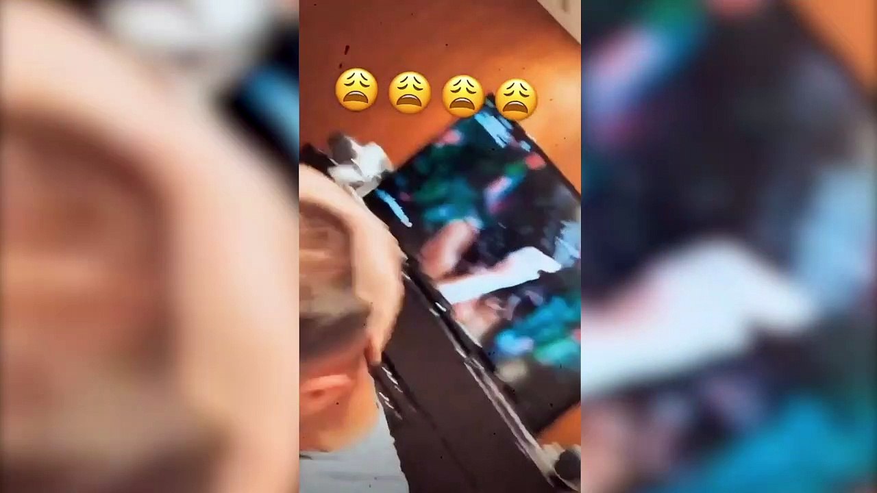 Joaquín viendo 'La Isla de las Tentaciones'