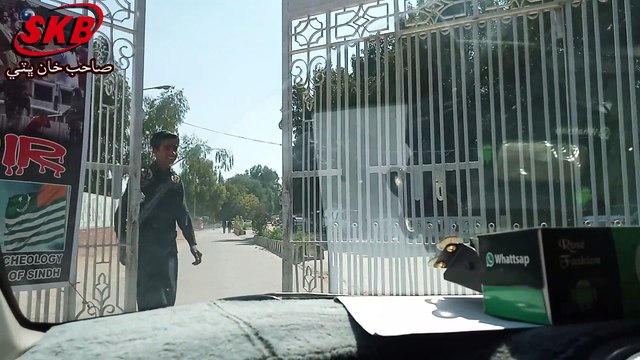 Mohenjo-daro Larkana, Sahib khan bhatti visiting museum