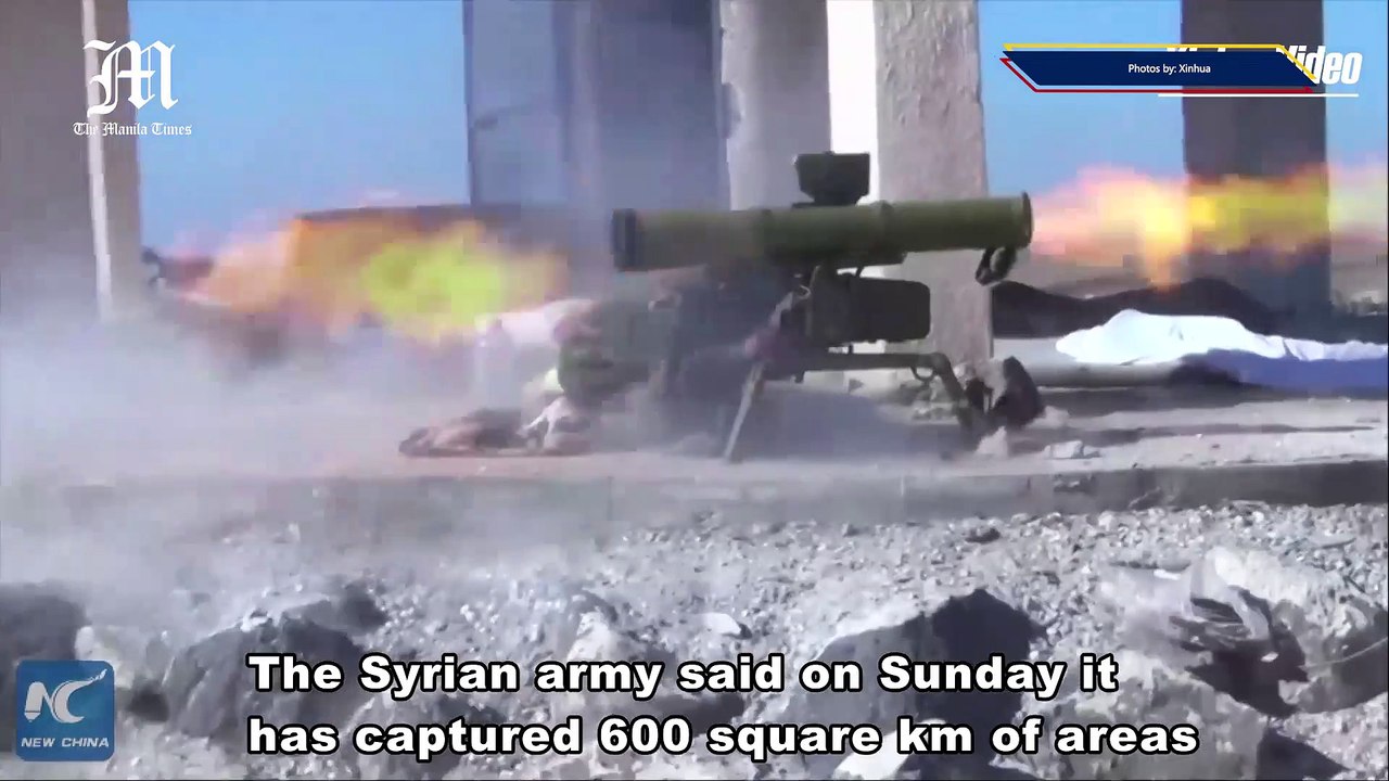 Syrian army captures 600 square km of areas in Idlib, Aleppo