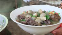 Cambodian food - Chicken gizzard with vegetable stew - សម្លកោះមាន់ជាមួយបន្លែ - ម្ហូបខ្មែរ