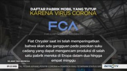Pabrik Otomotif di Tiongkok Tutup Sementara Akibat Virus Corona