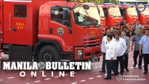 Duterte leads turnover of 51 new fire trucks to BFP