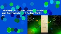 Full version  Critical Models: Interventions and Catchwords  Best Sellers Rank : #5