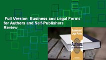 Full Version  Business and Legal Forms for Authors and Self-Publishers  Review