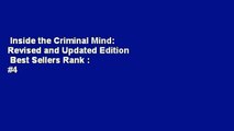 Inside the Criminal Mind: Revised and Updated Edition  Best Sellers Rank : #4