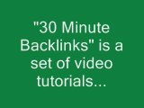 How to Build Link Popularity with 30 Minute Back Links